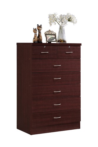 Drawer wood dresser for - 7,