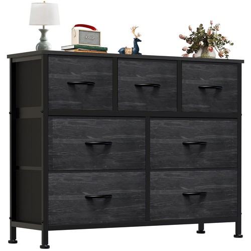 Fabric drawers dresser - 7,