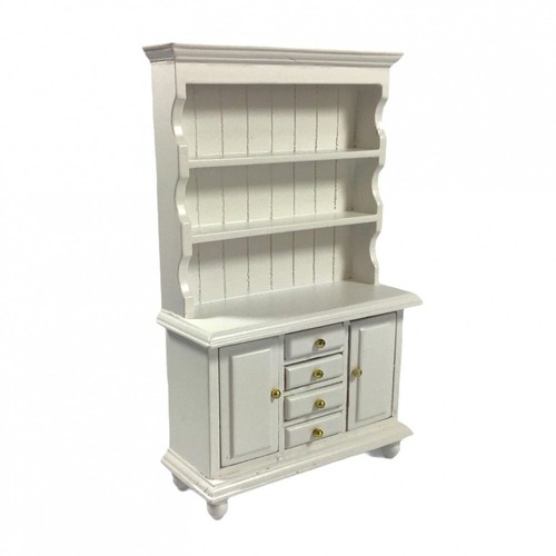 Dolls house white dresser - house,