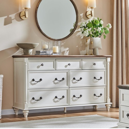 Farmhouse drawer dresser - farmhouse, 7-drawer