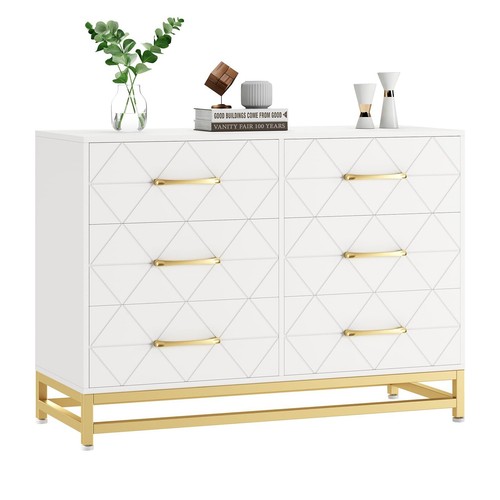 Dresser for bedroom drawers - dresser, 6-drawers