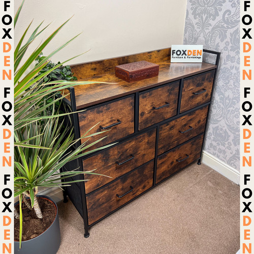 Rustic large chest drawers - chest,