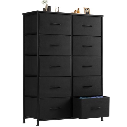 Fabric drawer tall dresser - drawer,