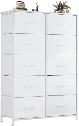 Drawer dresser fabric - 10-drawer,