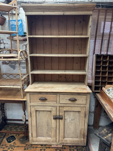 Antique pine dresser kitchen - pine,