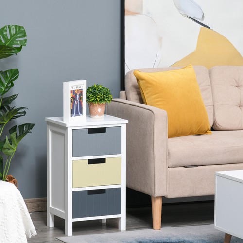 Homcom drawer colourful - homcom, 3